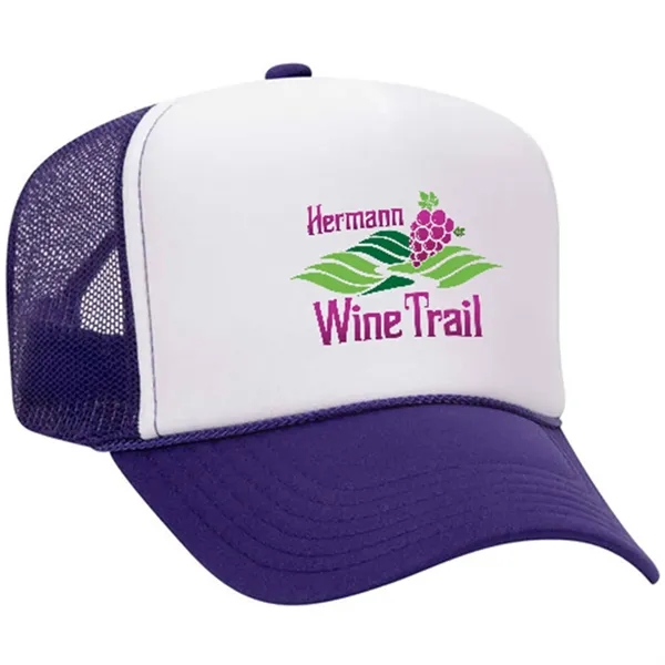 OTTO 5 PANEL HIGH CROWN MESH BACK TRUCKER HAT... from ASI 30208 A P Specialties / AP Specialties