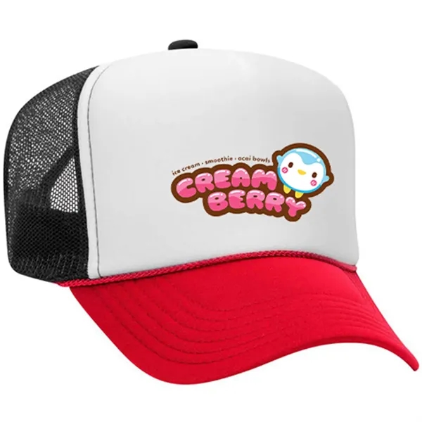 OTTO 5 PANEL HIGH CROWN MESH BACK TRUCKER HAT... from ASI 30208 A P Specialties / AP Specialties