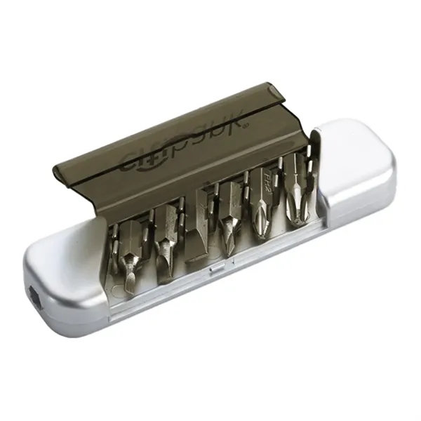 Screwdriver kit with snap tight case and 6 bits.... from ASI 90859 Tempo Industries Inc / Tempoline