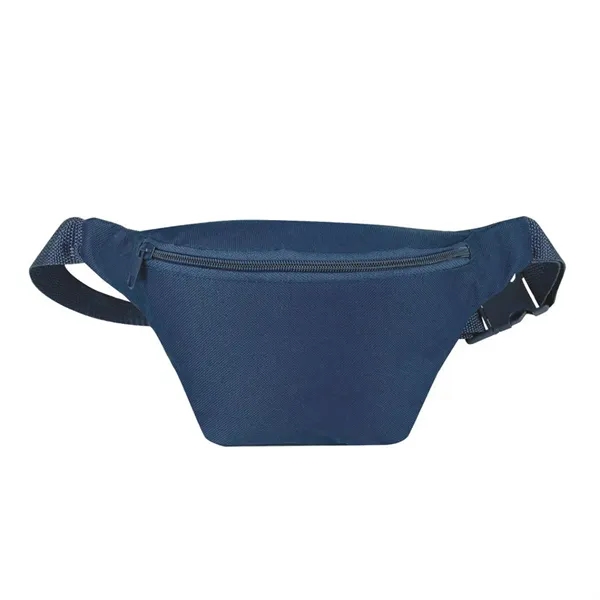 Simple zipper poly fanny pack with one main zippered compartment.... from ASI 31517 Admart Products / Admart Line