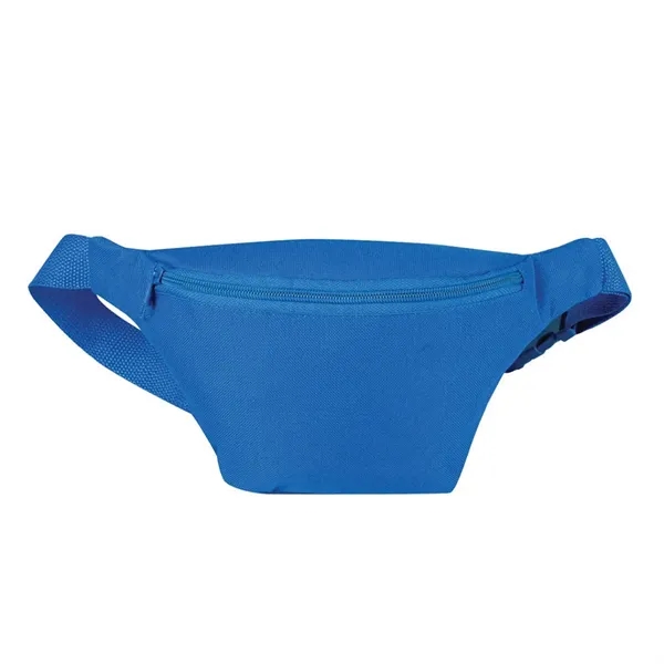 Simple zipper poly fanny pack with one main zippered compartment.... from ASI 31517 Admart Products / Admart Line