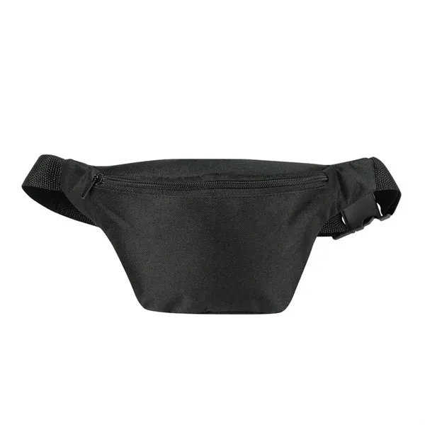 Simple zipper poly fanny pack with one main zippered compartment.... from ASI 31517 Admart Products / Admart Line