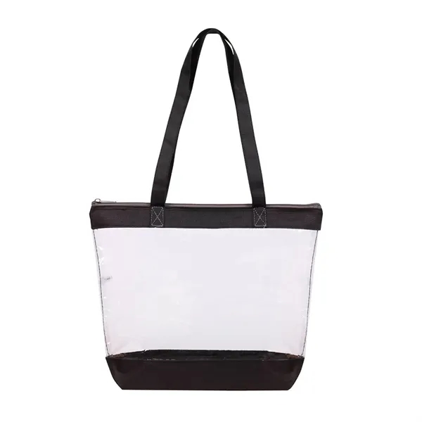 Clear security tote bag with zipper.... from ASI 31517 Admart Products / Admart Line