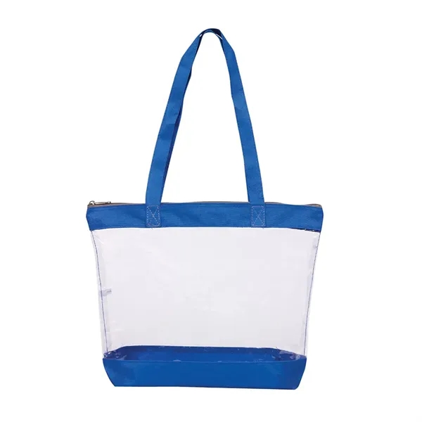 Clear security tote bag with zipper.... from ASI 31517 Admart Products / Admart Line