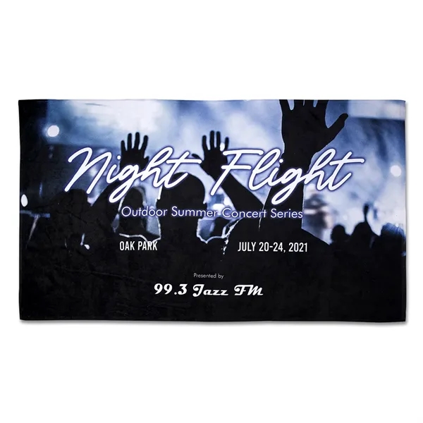 60" x 35" beach towel with dye sublimation printing.... from ASI 68507 The Magnet Group