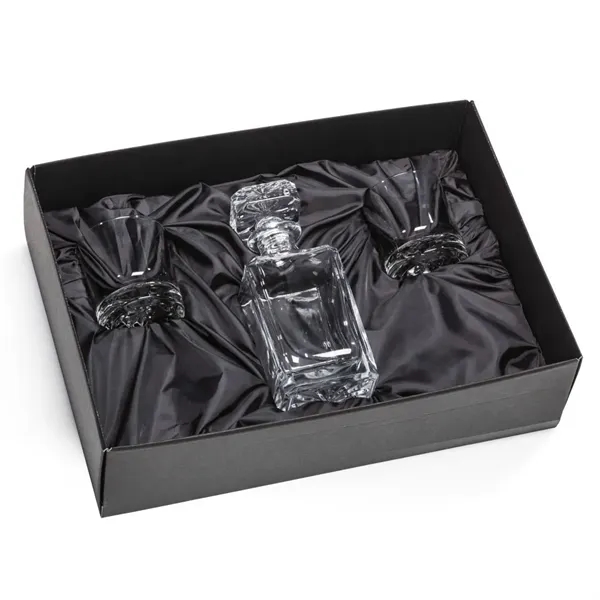 Lead-Free Crystalline Uniquely Shaped Decanter Set... from ASI 84592 St Regis Group