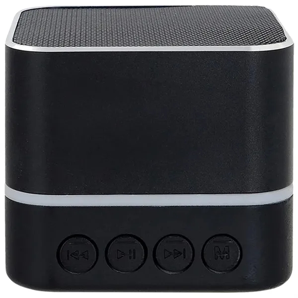 Two-tone, square-shaped Bluetooth speaker.... from ASI 39552 BEL Promo