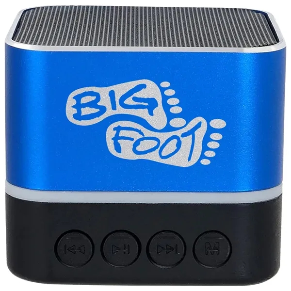 Two-tone, square-shaped Bluetooth speaker.... from ASI 39552 BEL Promo