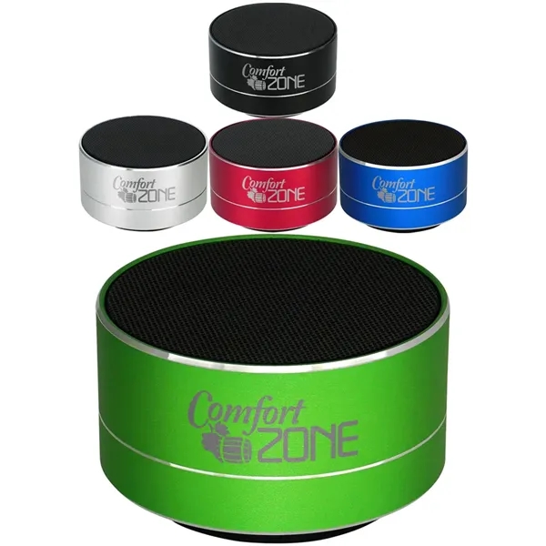 Hockey puck shaped Bluetooth speaker.... from ASI 39552 BEL Promo