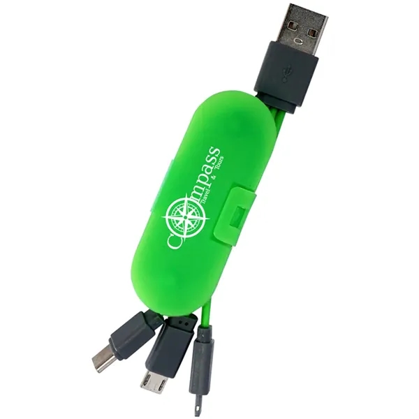 Cable wrap phone stand made of plastic.... from ASI 39552 BEL Promo