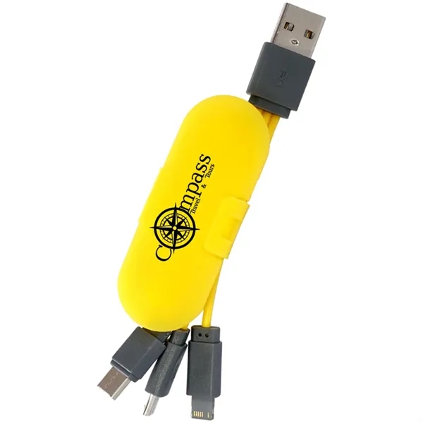 Cable wrap phone stand made of plastic.... from ASI 39552 BEL Promo