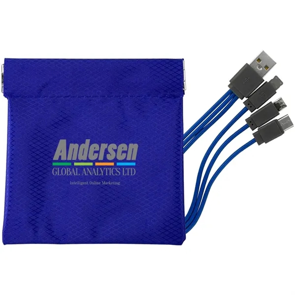 Colorful cable set with multiple USB adapters.... from ASI 39552 BEL Promo