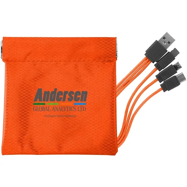 Colorful cable set with multiple USB adapters.... from ASI 39552 BEL Promo