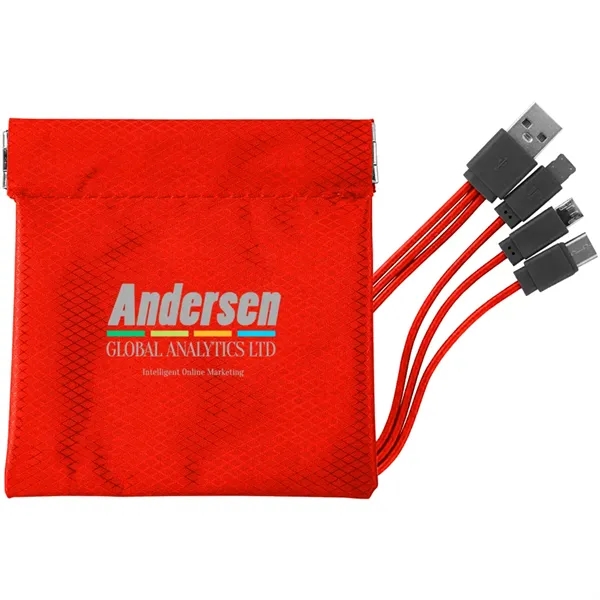 Colorful cable set with multiple USB adapters.... from ASI 39552 BEL Promo