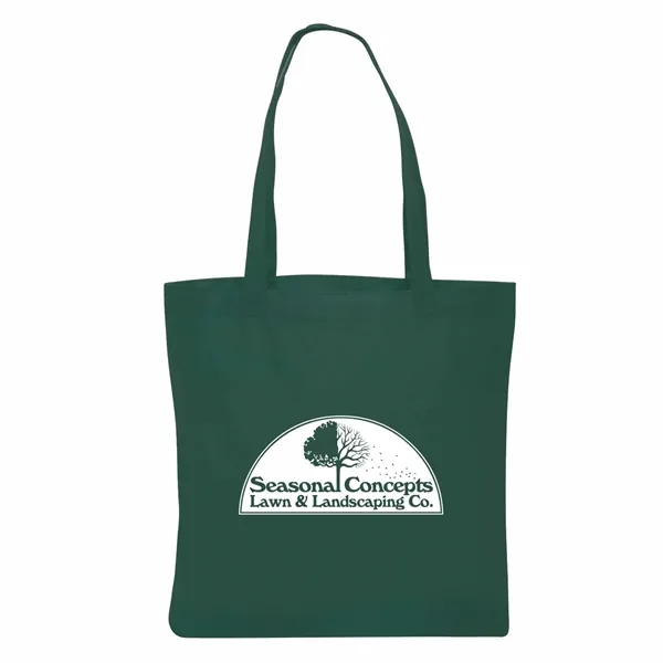 13.5" x 14.5" non-woven tote bag with 22" handles.... from ASI 63549 Jornik Manufacturing Corp