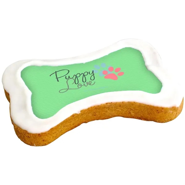 Cookie with dog-friendly ingredients and full color image imprint.... from ASI 39552 BEL Promo