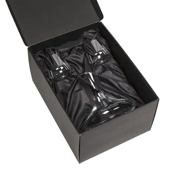 The Terrassa Carafe & 2 Laurent Stemless Wine Set is a... from ASI 84592 St Regis Group