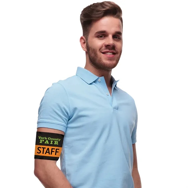 13" x 3.7" Custom Stretch Polyester Arm Band.... from ASI 80228 Quinn