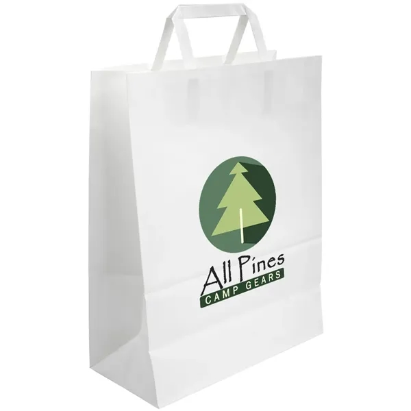 10" x 13" x 5" large FSC certified white paper bag.... from ASI 39552 BEL Promo