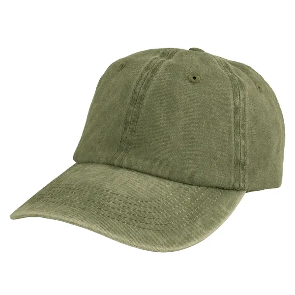 Washed Cap. 100% Washed Cotton Twill, 6 Panel, Low Profile,Unstructured Crown... from ASI 61125 Hit Promotional Products / Hit®