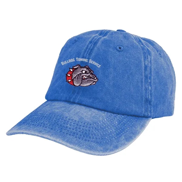 Washed Cap. 100% Washed Cotton Twill, 6 Panel, Low Profile,Unstructured Crown... from ASI 61125 Hit Promotional Products / Hit®