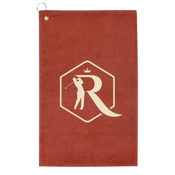 Golf towel with a fantastic custom design and a hook and... from ASI 61125 Hit Promotional Products / Hit®