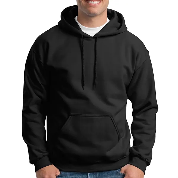 Adult hooded sweatshirt made of pre-shrunk cotton and polyester fleece knit.... from ASI 61125 Hit Promotional Products / Hit®
