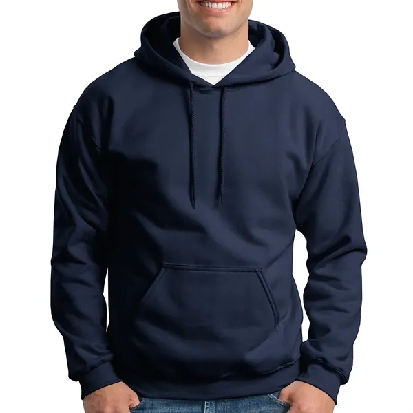 Adult hooded sweatshirt made of pre-shrunk cotton and polyester fleece knit.... from ASI 61125 Hit Promotional Products / Hit®