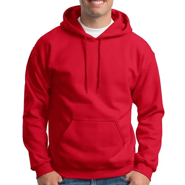 Adult hooded sweatshirt made of pre-shrunk cotton and polyester fleece knit.... from ASI 61125 Hit Promotional Products / Hit®