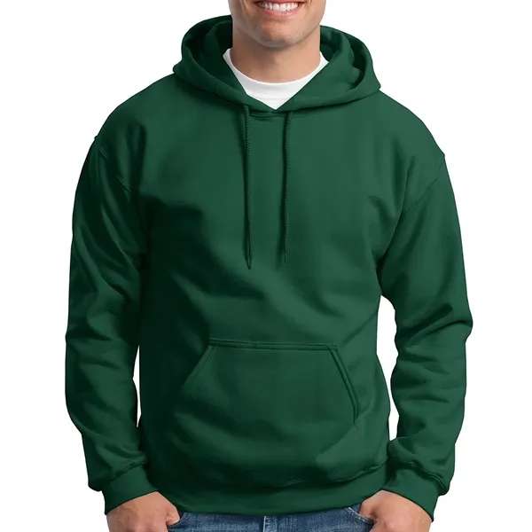 Adult hooded sweatshirt made of pre-shrunk cotton and polyester fleece knit.... from ASI 61125 Hit Promotional Products / Hit®
