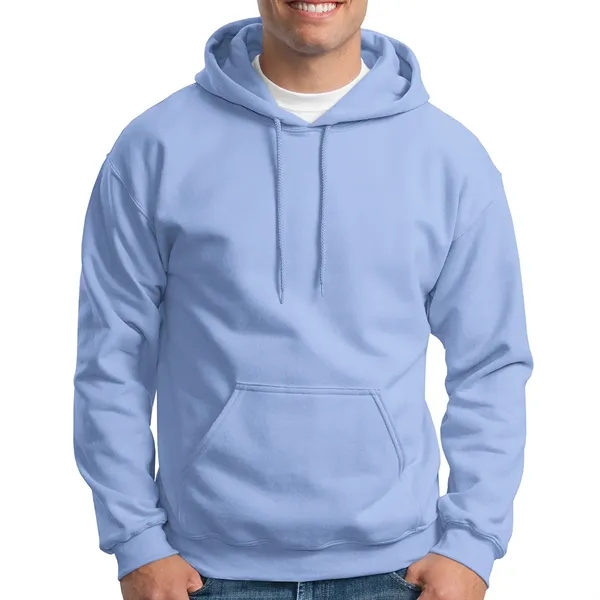 Adult hooded sweatshirt made of pre-shrunk cotton and polyester fleece knit.... from ASI 61125 Hit Promotional Products / Hit®
