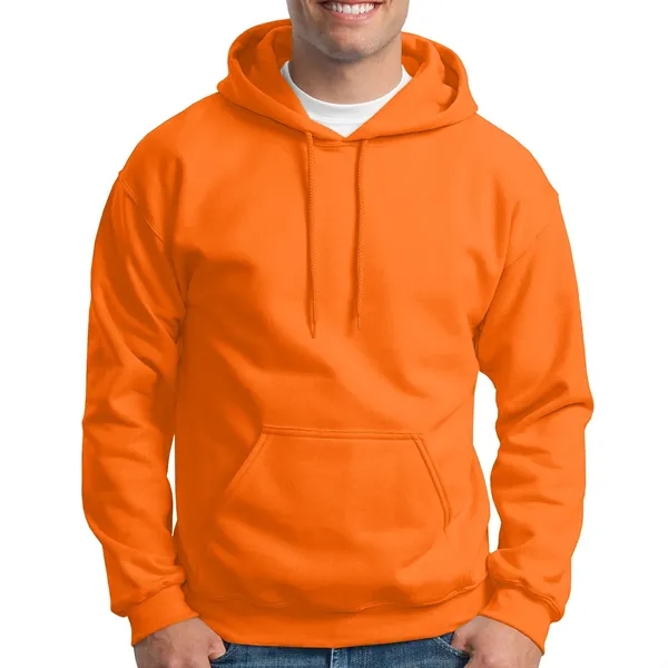 Adult hooded sweatshirt made of pre-shrunk cotton and polyester fleece knit.... from ASI 61125 Hit Promotional Products / Hit®