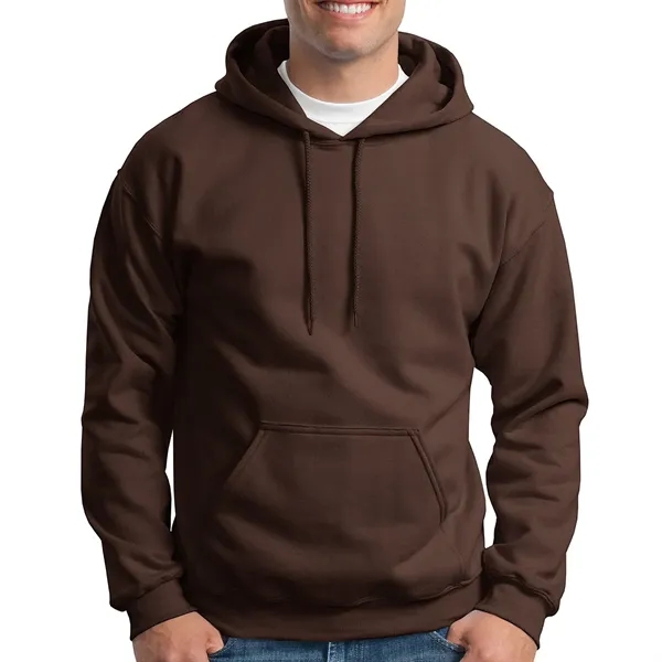 Adult hooded sweatshirt made of pre-shrunk cotton and polyester fleece knit.... from ASI 61125 Hit Promotional Products / Hit®