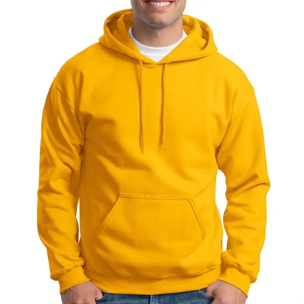 Adult hooded sweatshirt made of pre-shrunk cotton and polyester fleece knit.... from ASI 61125 Hit Promotional Products / Hit®