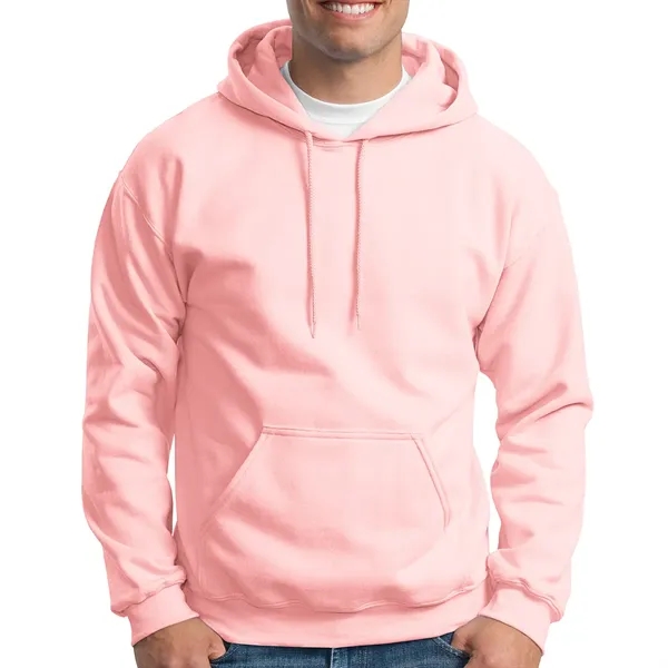 Adult hooded sweatshirt made of pre-shrunk cotton and polyester fleece knit.... from ASI 61125 Hit Promotional Products / Hit®