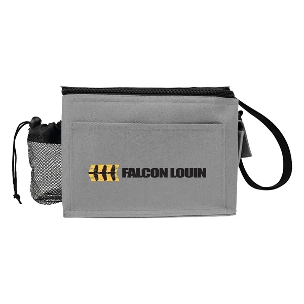 6 can capacity cooler bag with adjustable shoulder strap and PEVA... from ASI 61125 Hit Promotional Products / Hit®
