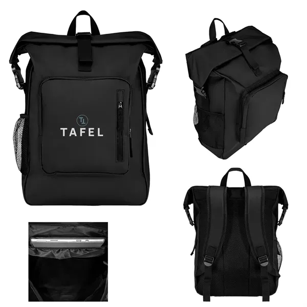 Backpack with roll-top compartment.... from ASI 61125 Hit Promotional Products / Hit®