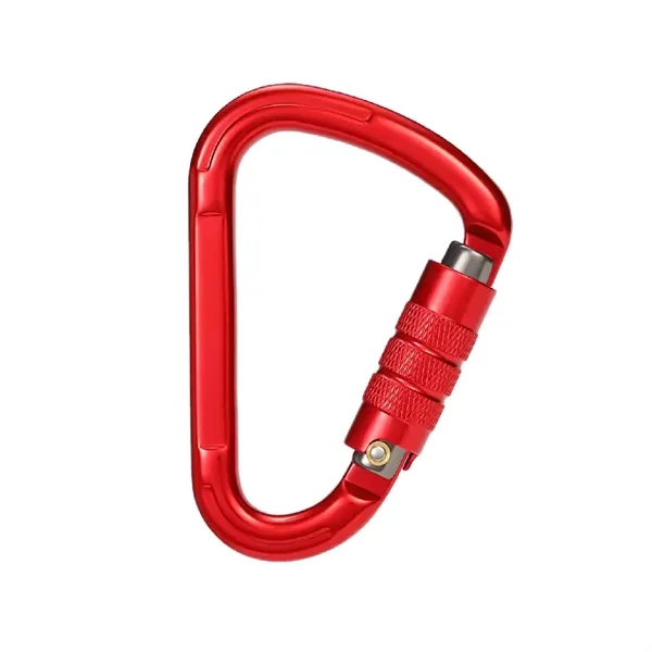 Triangle shape twist gate carabiner plus laser engraving on 1 location... from ASI 37218 Athena Promo (tm)