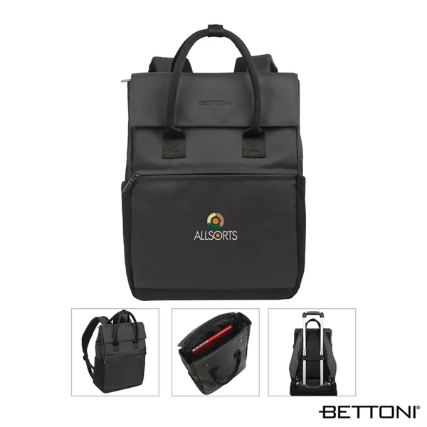Bettoni® Classico RPET Handled Backpack... from ASI 67866 Logomark/Valumark