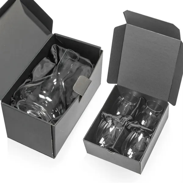 Our 38oz Crystalline Westwood Carafe & 12.5oz Crystalline Germain Stemless Footed... from ASI 84592 St Regis Group