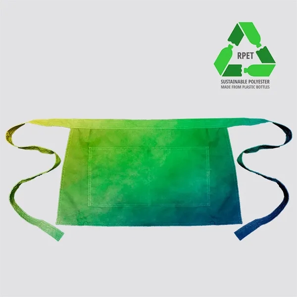 Recycled Fabric - full color dye-sublimated waist apron that's wrinkle &... from ASI 36558 Aprons, Etc.