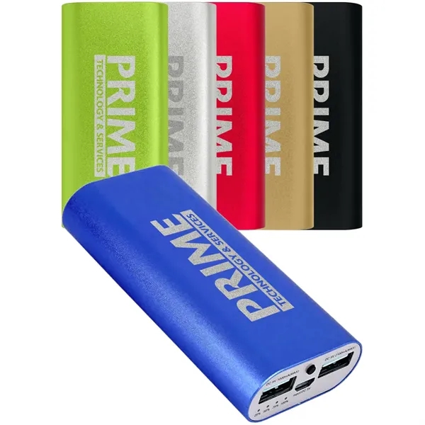 3600 mAh capacity powerbank with two USB ports and one Micro... from ASI 39552 BEL Promo