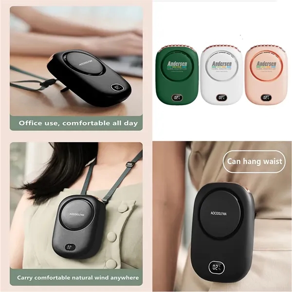 Personal neck fan with adjustable lanyard.... from ASI 39552 BEL Promo