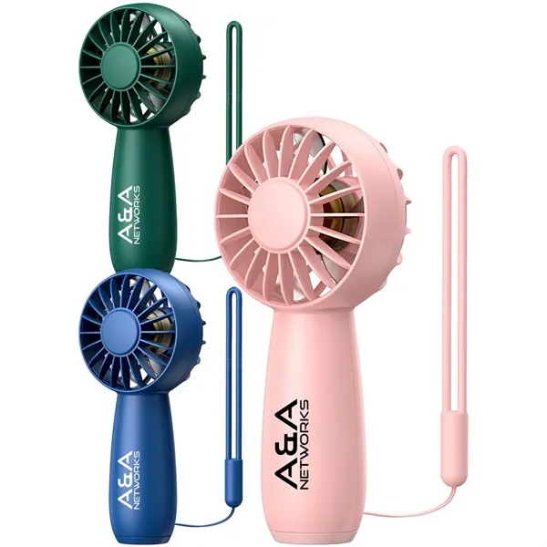 Portable handheld fan with lanyard.... from ASI 39552 BEL Promo