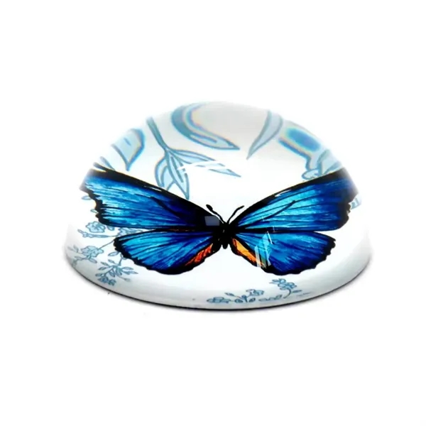 Dome shaped crystal paperweight plus laser engraving on inside of crystal... from ASI 37218 Athena Promo (tm)