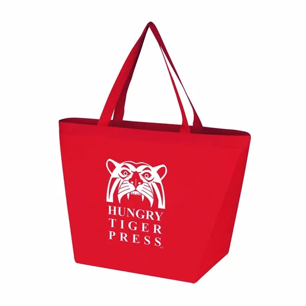Non-woven polypropylene tote bag with handles.... from ASI 63549 Jornik Manufacturing Corp