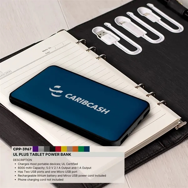 UL PLUS TABLET POWER BANK... from ASI 30208 A P Specialties / AP Specialties