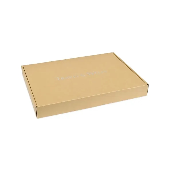 Top-grain leather laptop sleeve with gunmetal zipper closure and front slash... from ASI 56070 Gemline / Gemline®