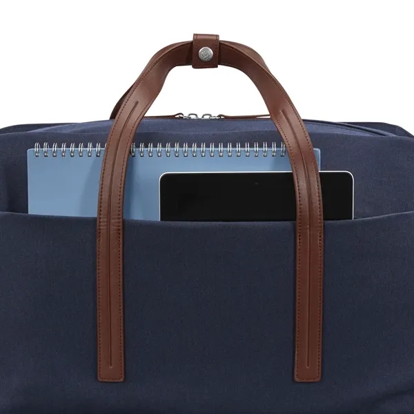 Duffel bag made of recycled polyester and cotton.... from ASI 56070 Gemline / Gemline®