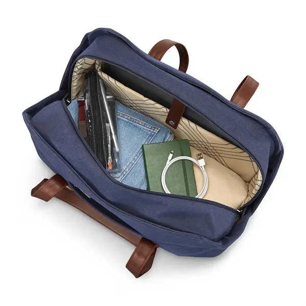 Duffel bag made of recycled polyester and cotton.... from ASI 56070 Gemline / Gemline®